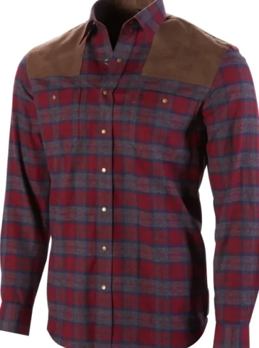 Frederick Shirt flanellipaita, punainen-Browning Best