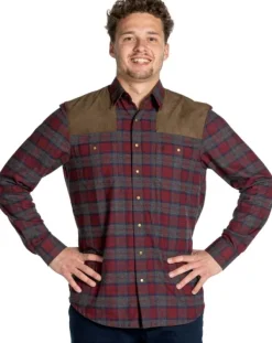 Frederick Shirt flanellipaita, punainen-Browning Best