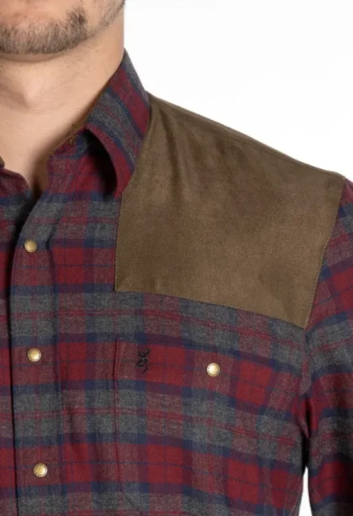 Frederick Shirt flanellipaita, punainen-Browning Best