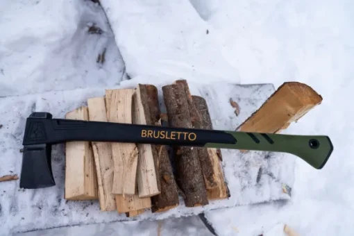 Brusletto Kikut Splitting Axe 71 cm halkaisukirves, musta/vihreä Clearance