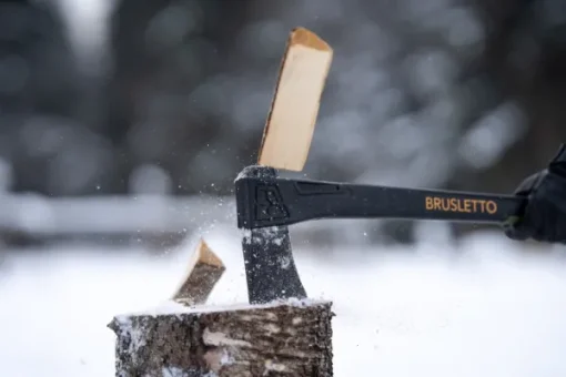 Brusletto Kikut Splitting Axe 71 cm halkaisukirves, musta/vihreä Clearance