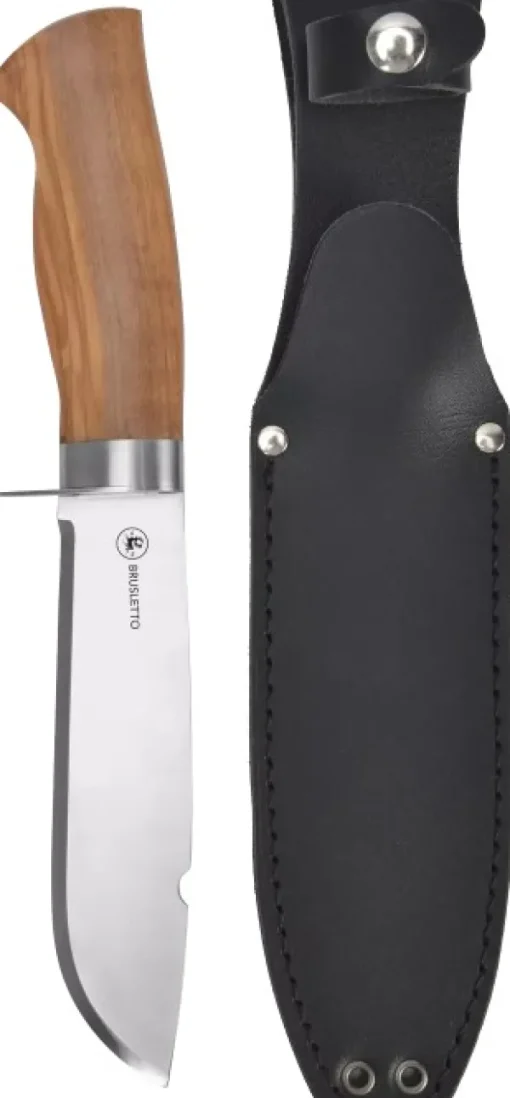 Brusletto Villmarka -puukko, pieni, Olive Light Best