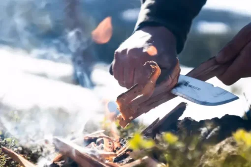Brusletto Villmarka -puukko, pieni, Olive Light Best
