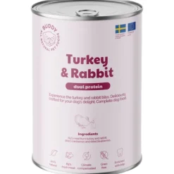 Buddy Turkey & Rabbit 400 g Hot