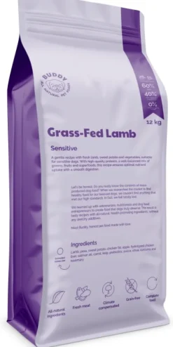 Buddy  Grass-Fed Lamb kuivaruoka, 12 kg Discount