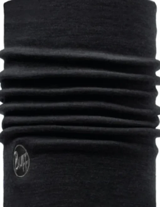 Heavyweight Merino Wool tuubihuivi, musta-Buff Outlet