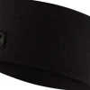 Merino Wide Headband Solid merinopanta, musta-Buff Best