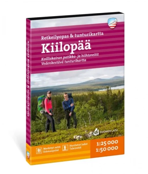 Kiilopää - Retkeilyopas & tunturikartta 1:25 000-Calazo Discount