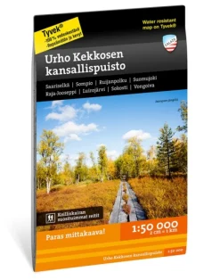 Calazo Urho Kekkosen kansallispuisto 1:50 000 New