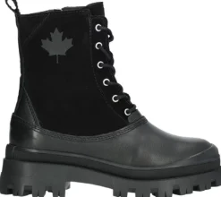 Mount Nessa Lace naisten kengät, Black-Canada Snow Fashion
