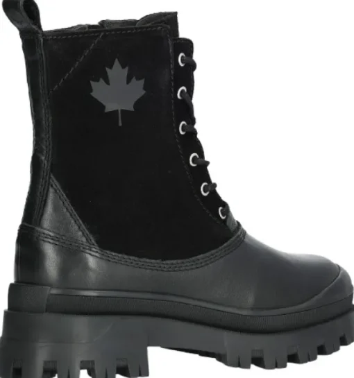 Mount Nessa Lace naisten kengät, Black-Canada Snow Fashion