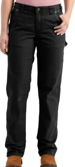 Carharrt Crawford Pant naisten työhousut, musta-Carhartt Workwear Online