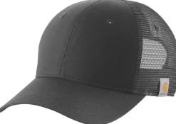Carhartt Canvas Mesh Back Cap Black-Carhartt Workwear Hot
