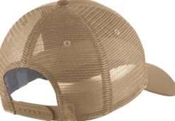 Carhartt Canvas Mesh Back Cap Dark Khaki-Carhartt Workwear Sale