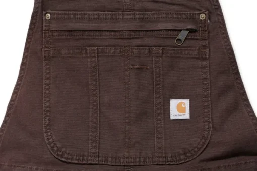 Carhartt Workwear Carhartt Crawford Bib Overall naisten haalari, tummanruskea Fashion