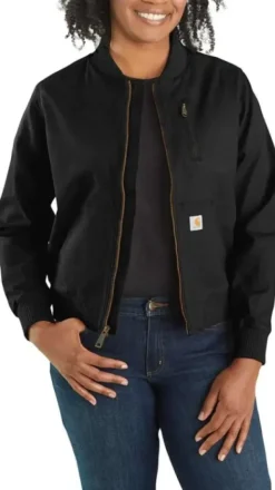 Carhartt Crawford Bomber naisten takki, musta-Carhartt Workwear New