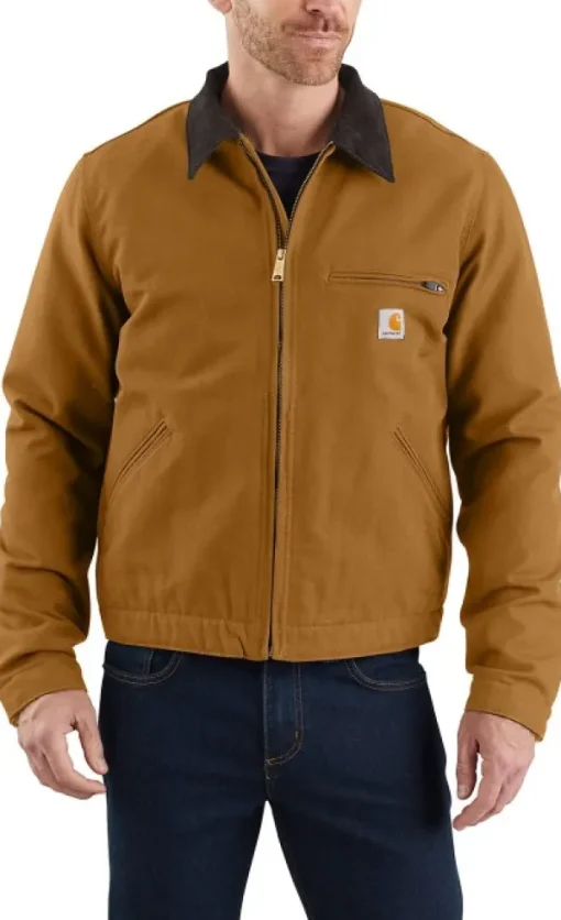 Carhartt Workwear Carhartt Duck Detroit Jacket takki, Carhartt® Brown New