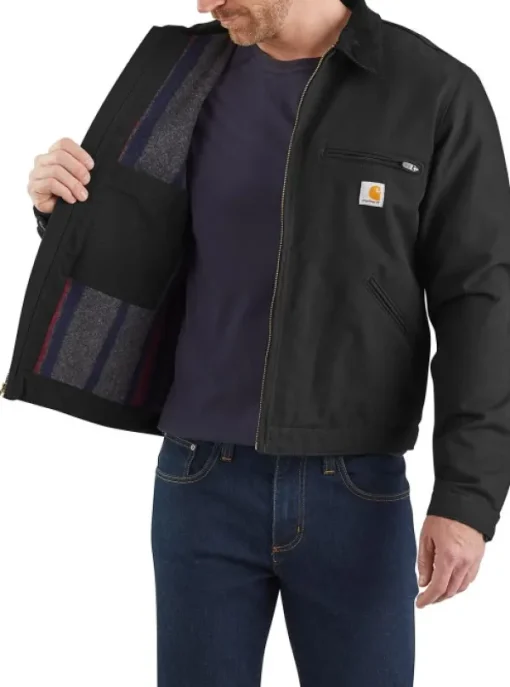 Carhartt Workwear Carhartt Duck Detroit Jacket takki, Black Sale