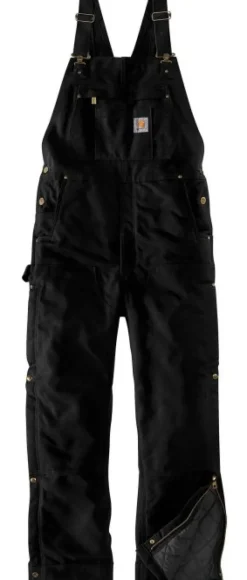 Carhartt Workwear Carhartt Firm Duck vuoratut työhaalarit, musta Hot