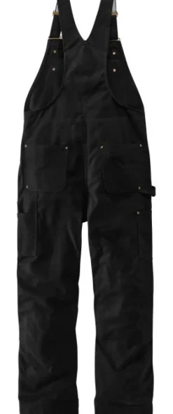 Carhartt Workwear Carhartt Firm Duck vuoratut työhaalarit, musta Hot