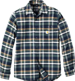 Carhartt Workwear Carhartt Flannel L/S Plaid Shirt paita, Navy Hot