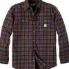Carhartt Workwear Carhartt Flannel L/S Plaid Shirt paita, Mocha Discount