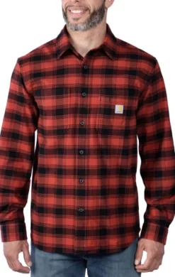 Carhartt Workwear Carhartt Flannel L/S Plaid Shirt flanellipaita, punainen Discount