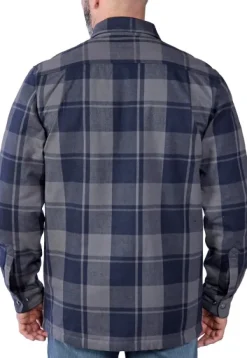 Carhartt Flannel Sherpa Lined Shirt Jacket flanellipaita, sininen-Carhartt Workwear Best