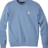 Carhartt French Terry Crewneck Sweatshirt naisten pusero, Thundercloud-Carhartt Workwear Outlet
