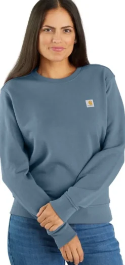 Carhartt French Terry Crewneck Sweatshirt naisten pusero, Thundercloud-Carhartt Workwear Outlet