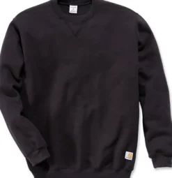Carhartt Midweight Crewneck paita, musta-Carhartt Workwear Discount