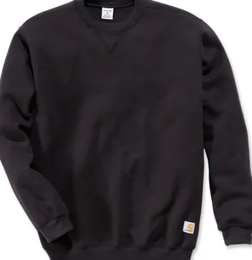 Carhartt Midweight Crewneck paita, musta-Carhartt Workwear Discount