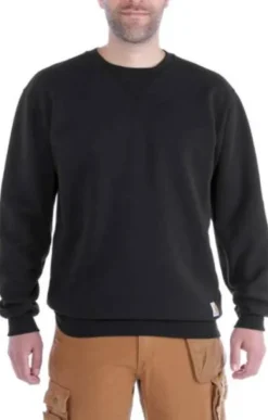 Carhartt Midweight Crewneck paita, musta-Carhartt Workwear Discount