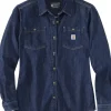 Carhartt Workwear Carhartt Midweight Denim L/S Shirt Zion naisten farkkupaita Clearance