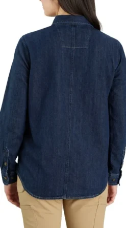 Carhartt Workwear Carhartt Midweight Denim L/S Shirt Zion naisten farkkupaita Clearance