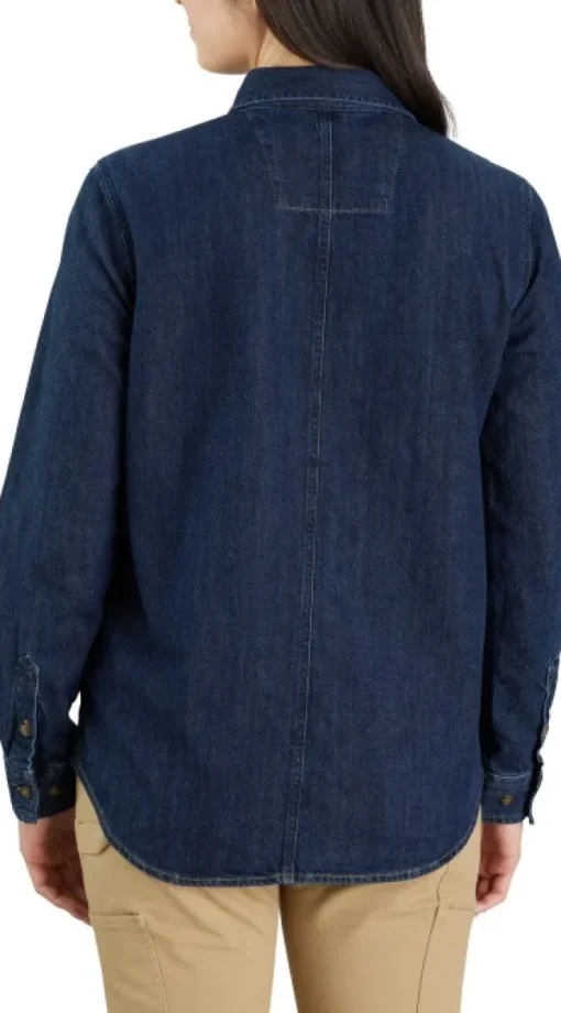 Carhartt Workwear Carhartt Midweight Denim L/S Shirt Zion naisten farkkupaita Clearance