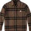 Carhartt Midweight Flannel L/S Plaid Shirt Carhartt naisten flanellipaita, ruskea-Carhartt Workwear New
