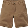 Carhartt M's Duck Double Front Short Carhartt® Brown-Carhartt Workwear New