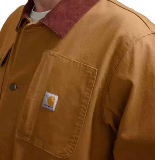 Carhartt M's Duck Loose Fit Chore Coat Carhartt® Brown-Carhartt Workwear Outlet