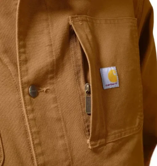 Carhartt M's Duck Loose Fit Chore Coat Carhartt® Brown-Carhartt Workwear Outlet
