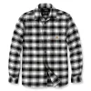 Carhartt M's Flannel L/S Plaid Shirt Malt-Carhartt Workwear New