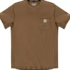Carhartt Workwear Carhartt M's Force Pocket S/S T-Shirt Carhartt® Brown Hot
