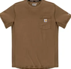 Carhartt Workwear Carhartt M's Force Pocket S/S T-Shirt Carhartt® Brown Hot