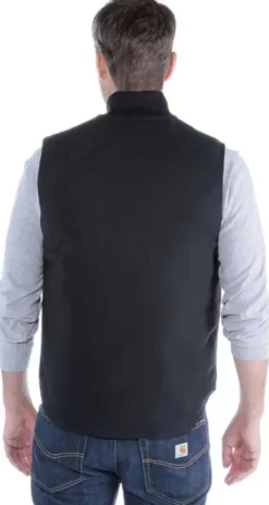 Carhartt M's Insulated Rib Collar liivi Carhartt® musta-Carhartt Workwear Sale