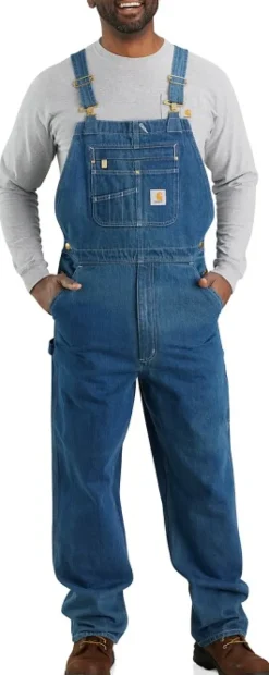 Carhartt Workwear Carhartt M's Loose Fit Denim Bib Overall Darkstone Clearance