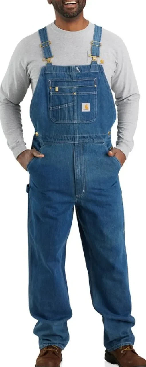 Carhartt Workwear Carhartt M's Loose Fit Denim Bib Overall Darkstone Clearance