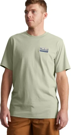 Carhartt Workwear Carhartt M's Script S/S Patch T-Shirt Sage Discount