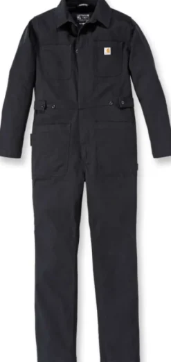 Carhartt Workwear Carhartt Relaxed Fit Canvas Coverall naisten haalarit, musta Clearance