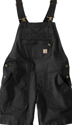 Carhartt Relaxed Fit Canvas Shortall naisten shortsit, Black-Carhartt Workwear New