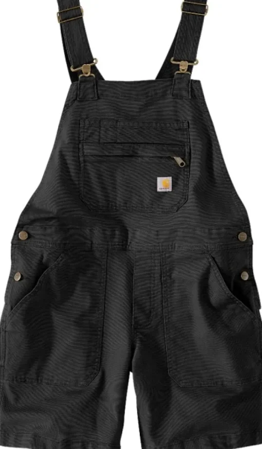 Carhartt Relaxed Fit Canvas Shortall naisten shortsit, Black-Carhartt Workwear New
